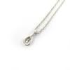 Great TIFFANY&Co. Necklace By the Yard Pear Shape Diamond Silver AG925 Women Used