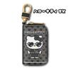 Hatayama Shoji Sanrio Smart Key Case, Heart Sunglasses Kitty, Black. Key Case, Smart Key Case, Key Holder, Double Ring, 360-degree Rotating