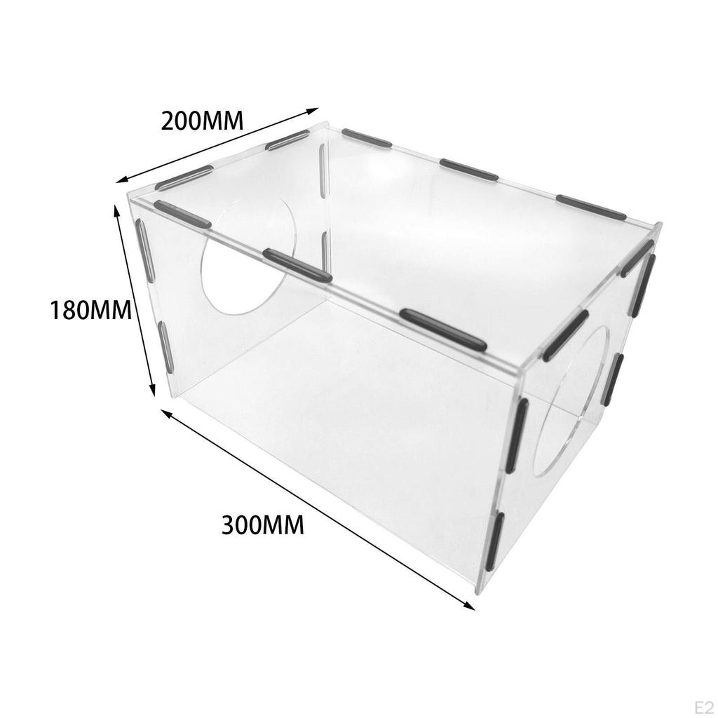 Dust Box Cover Polisher Acrylic Clear Portable Hand Grinders Dustproof for