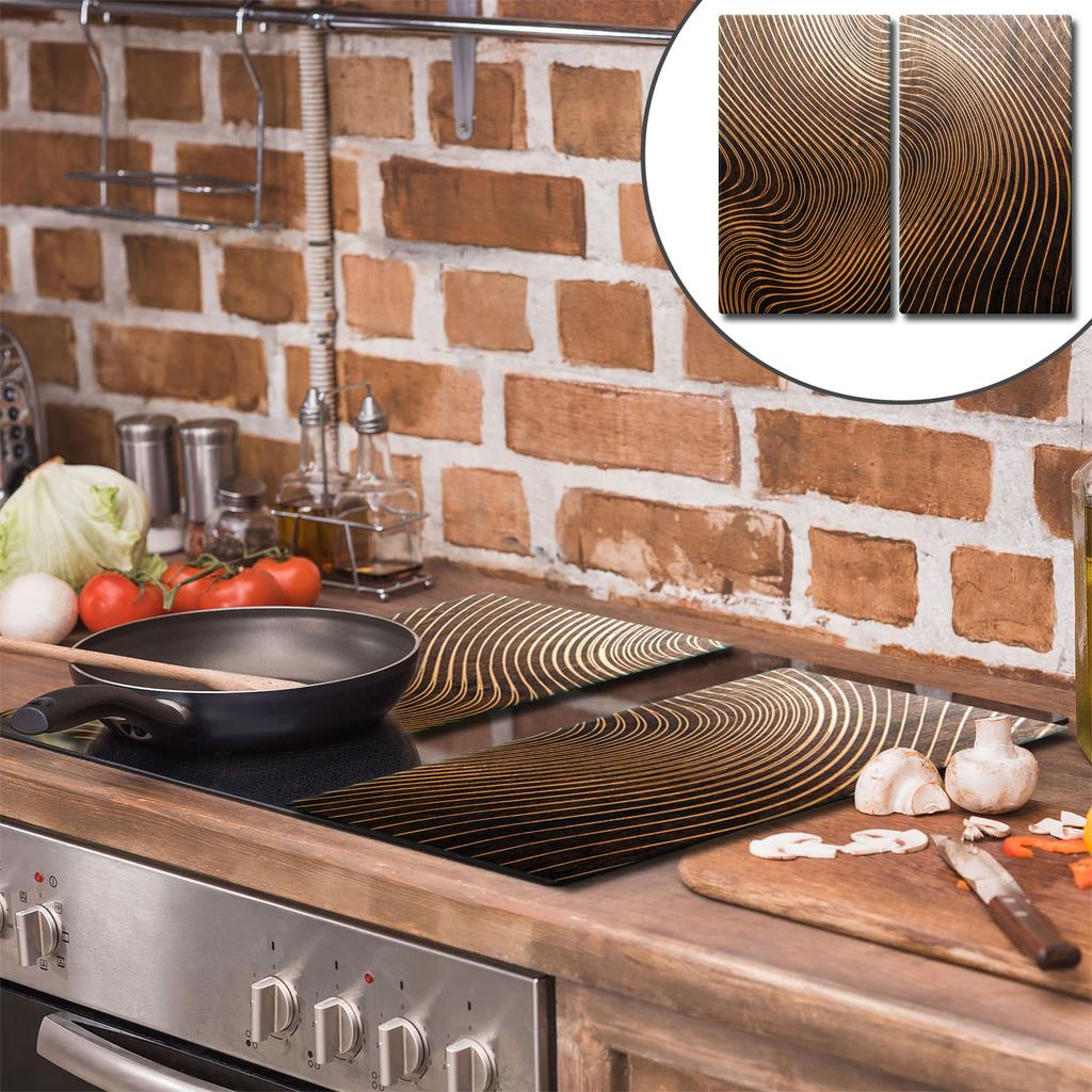 Glass Cutting Board 2X 30X52 Pattern