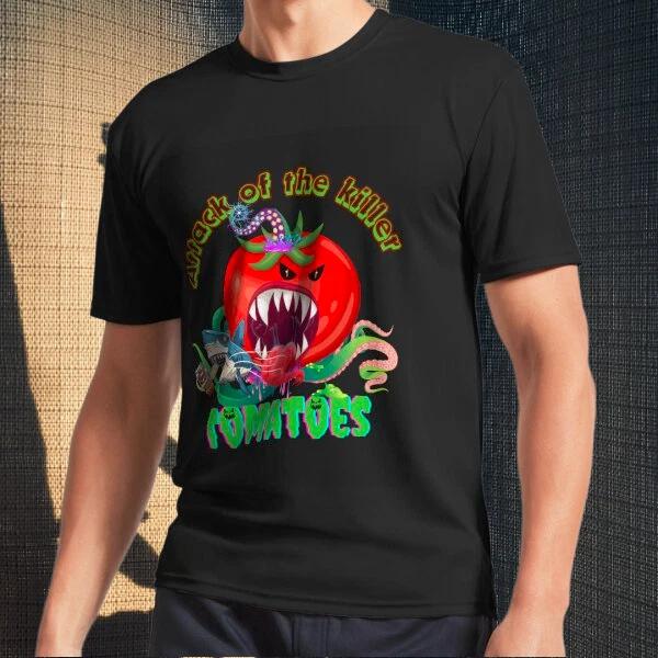 Men s and Women s T-shirts Monster Tomatoes S