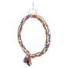 Bird Cotton Rope   Toy Colorful   Swing Toys for Parakeets Cockatiels Conure Lovebirds Finches Macaw