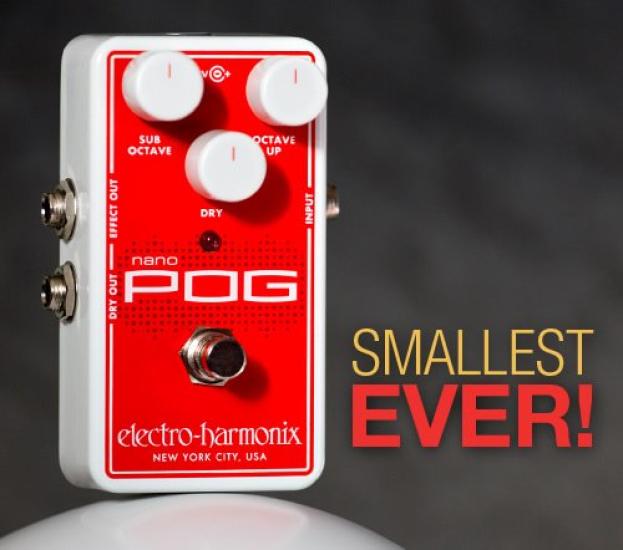 Electro-Harmonix Nano POG Polyphonic Octave Generator Effects Pedal