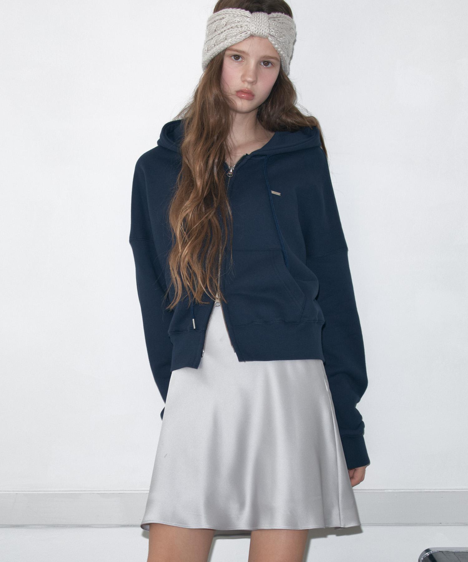 Soire Standard Zip Up Hoodie - Navy