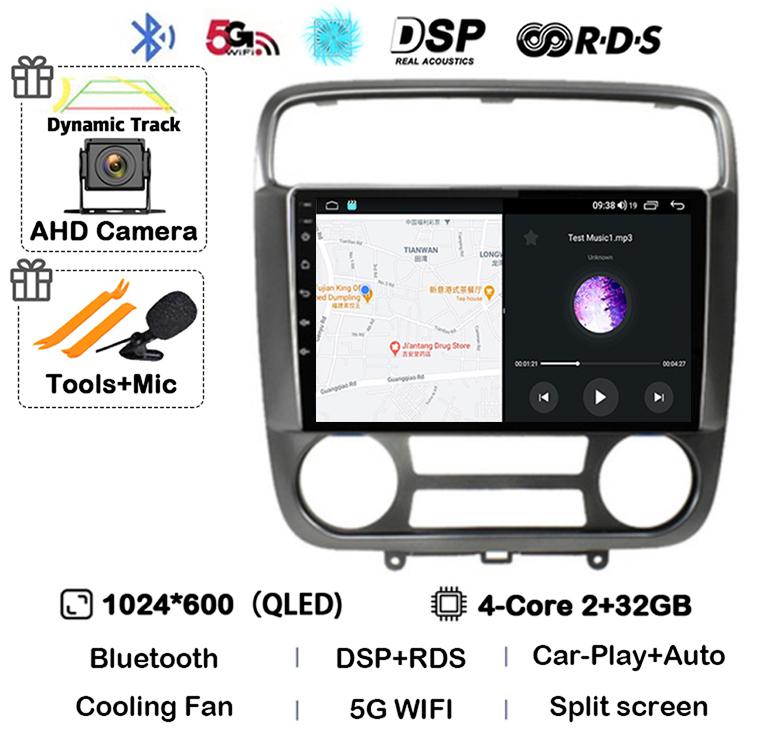 

Android 14 Carplay Auto for Honda Stream 2001-2004 MT/AT 2din Car Radio Stereo Multimedia Video Player Audio Navigation GPS WIFI
