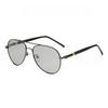 Pochromic Polarized Sunglasses for Men Women Color Changing Pilot Style Male Vintage UV400 Outdoor Driving Sun Glasses