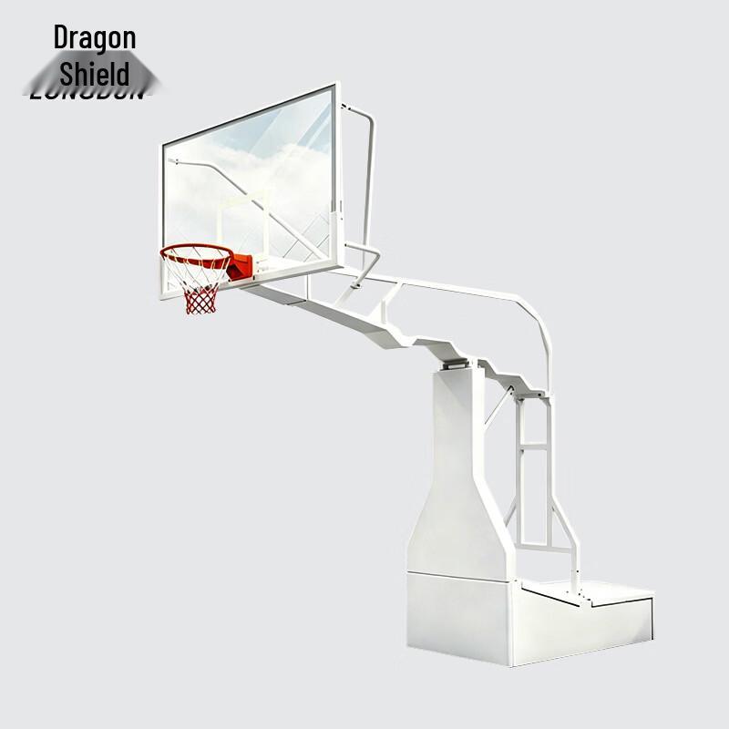 Long Dun Electric Hydraulic Adjustable Basketball Hoop