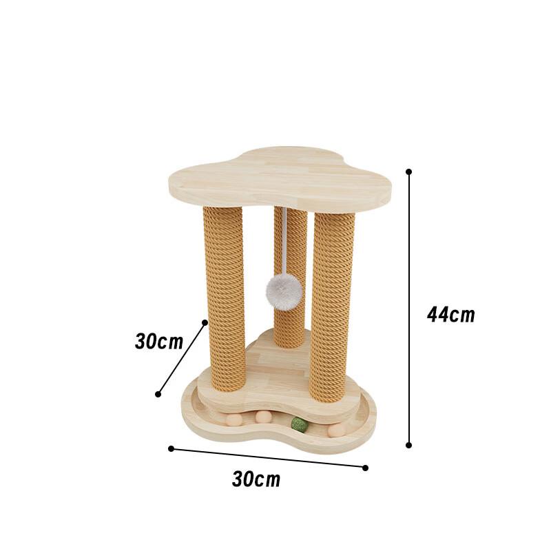 Sisal Cat Scratching Post with Toy