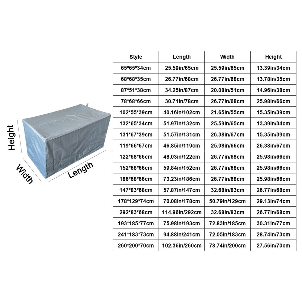 Sun-protected Sofa Chair Cover Windproof Air Conditioner Cover Furniture Cover  Garden