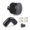 Crank Case Vent Reroute Crankcase Ventilation Line Change Kit Delete For 07.5-17 Dodge 6.7 Cumm Diesel 2500 3500 4500
