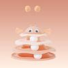 Pipi Tao Original Bee Roly-Poly Cat Teaser Toy with Stick
