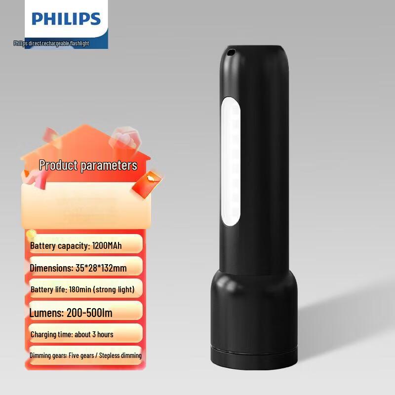 Philips High-Power Rechargeable LED Flashlights
