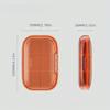 6Girds Mini Medicine Pills Box Drug Storage Box Pills Dispenser Pill Organizer Tablet Pillbox Case Container Pastillero Portable
