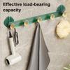 Wall Hook Adhesive Wall Hook Wall Mounted Coat Hooks Shell Design Heavy Duty Adhesive Entryway Hanger Decorative Rust for Towels