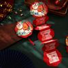 Folding Red Envelope for 2026 Year of the Horse - Waking Lion Design with Card Slot, Chinese New Year Pull-open Gift Bag