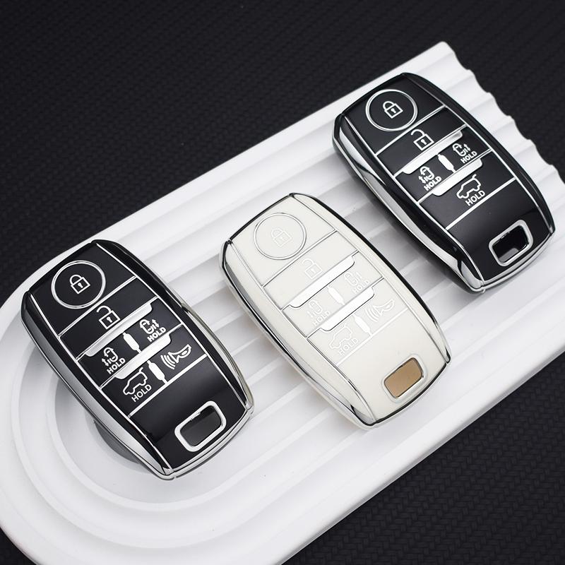 5/6Button Shell Tpu Smart Keyless Remote Car Key Case Cover For Kia Sedona Grand Carnival Snugly Sorento L580 Kia Doule Carnival