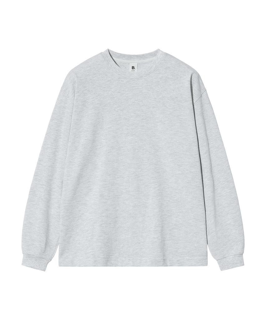 BRENSON B. Oversized Ribbed Long Sleeve Tee ( 7 Colors )
