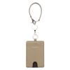 Milagro Shrink Leather Pass Case with Reel, Vertical Style (Pass Case, IC Card Case, ID Case, Vertical Pass Holder, Popular, Stylish Leather, Gift,