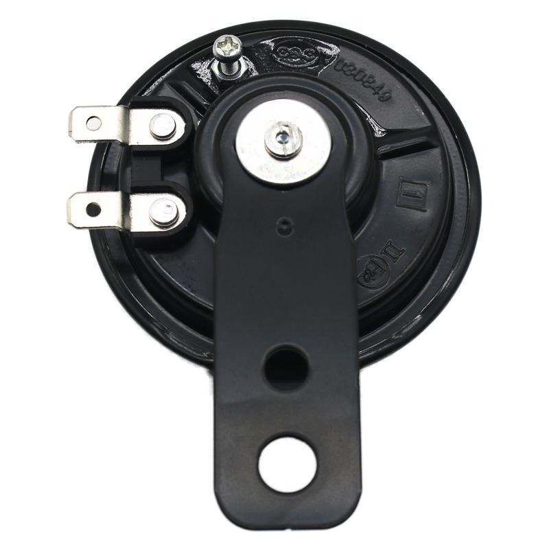 Universal 6V 12V 48V 60V 1.5A 105Db Motorcycle Electric Horn Speaker Waterproof Round For Lightweight Off-Road Vehicle Atv