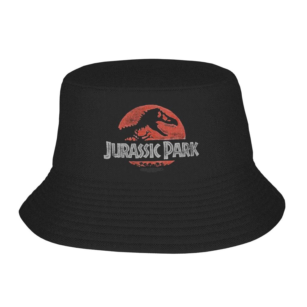 Unisex Bucket Hat Retro Jurassic World Beach wear Lightweight Vacation Fishing Caps Dinosaur Ispoti  Birthday Gifts