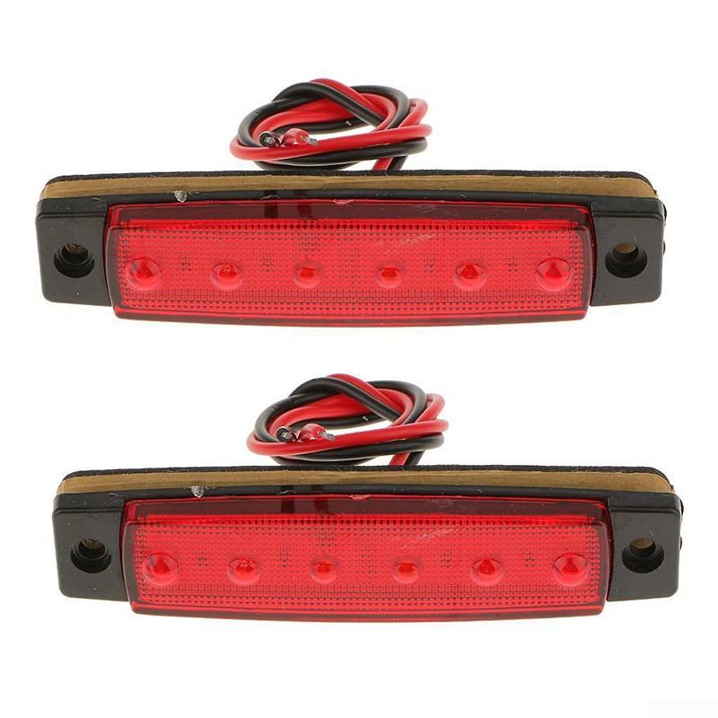 Stop 2x Montieren Sicher ~ Anhänger 6led Licht Schwanz Bremse Kits Dc Versiegelt Rv Fit Drehen