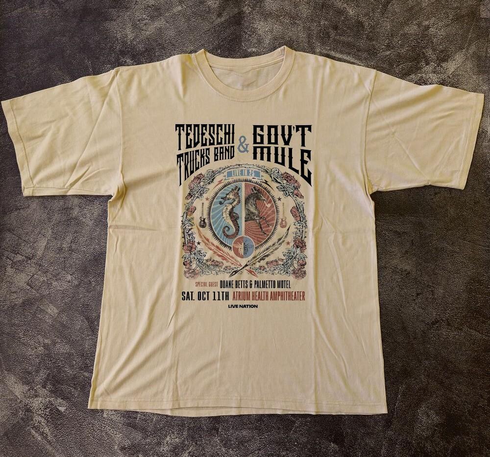 Tedeschi Trucks Band Presale Live In 2025 Shirt Natural Color Shirt FN968 Unisex T-Shirt M