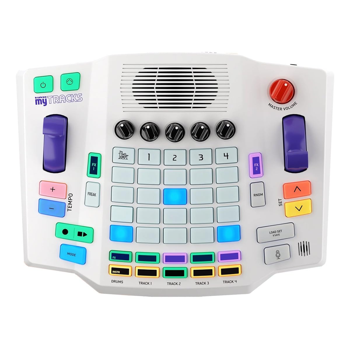 

Playtime Engineering Blipblox myTRACKS Machine Sequencer/Sampler/Drum