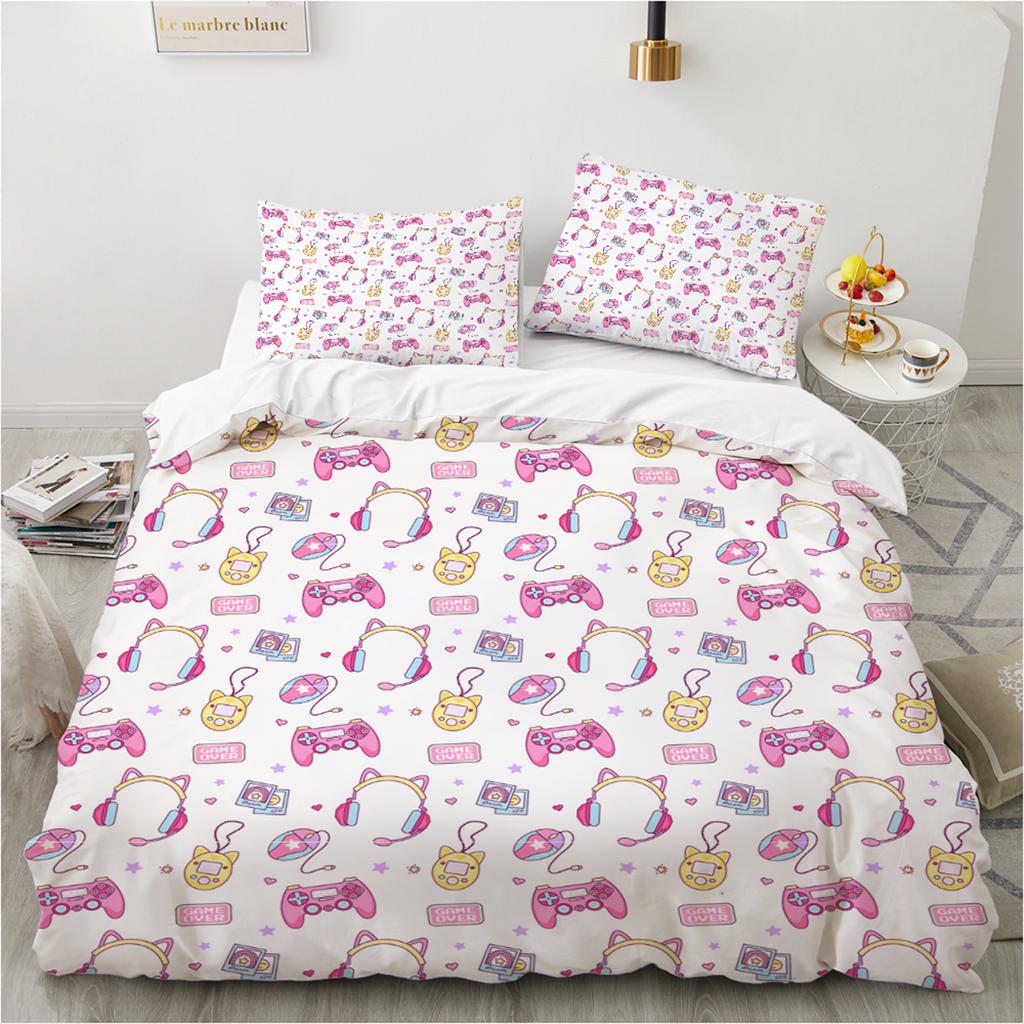 Game Series Duvet Cover King Twin Queen Double Size Kit 3D Printed Pillowcase  New Wholesale Colorful Bedspread