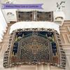 Muslim Pattern Bedding Uilt Set Uilt Cover Pillowcase Home Decoration Birthday Gift (1 * Duvet Cover + 2 * Pillowcase  Without Core)132