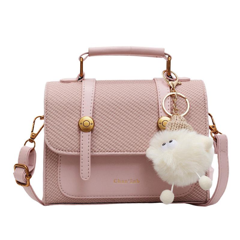 Premium Messenger Small Square Bag Women's 2025 Summer New Korean Version Simple Casual Portable Commuter Shoulder Women's Bag