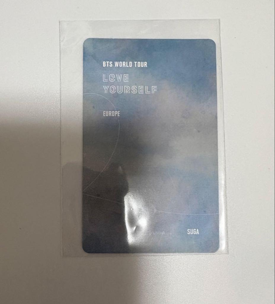 [USED] Yoongi Trading Card EUROPE Europe lys DVD