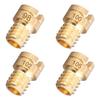 Jetsetmoto Main Jet #98#100#102#105 Keihin Round/Small (5X6.7) KEIHIN PC18/PC20/PB16/PB18/CVK20 4 Overmain Jet Set Keihin