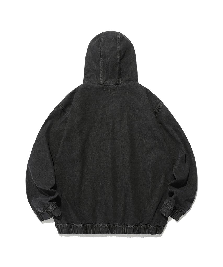 Niceghostclub Stud Denim Hoodie Jacket_Black(Ng2Esud110A)