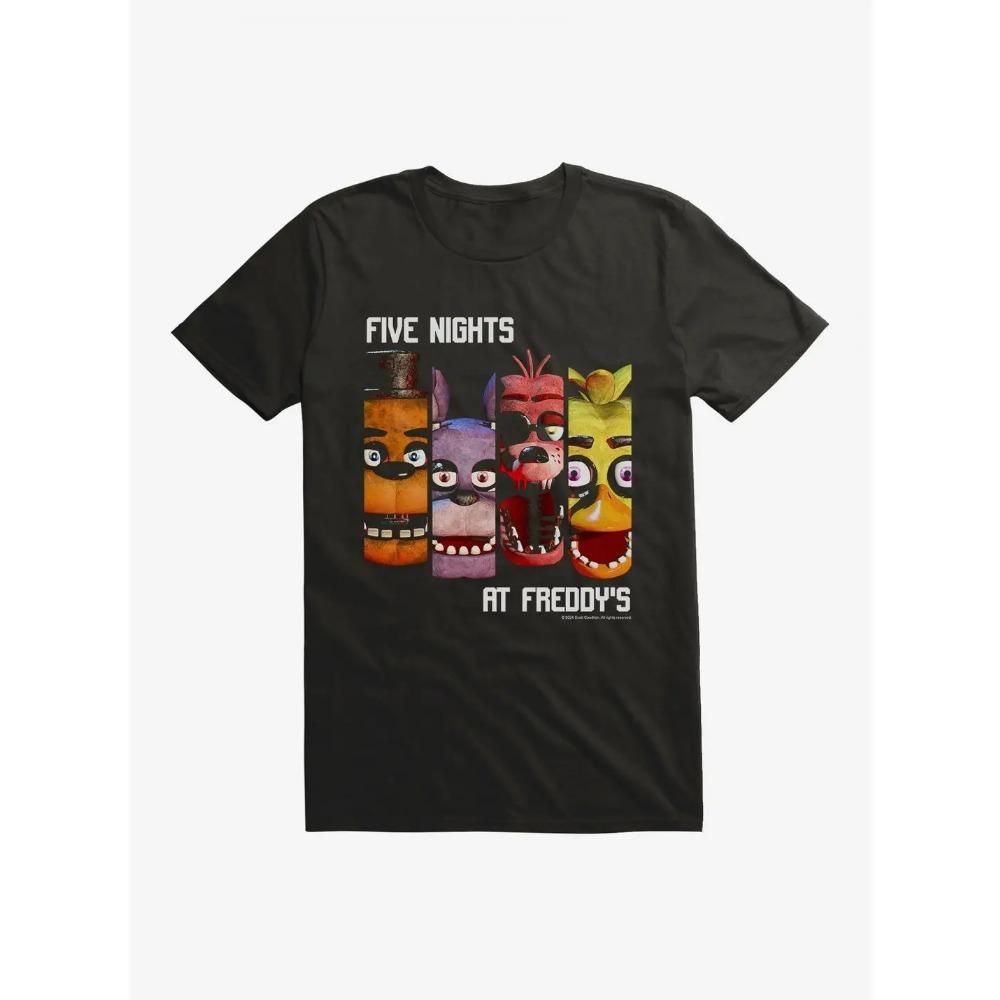 2026 Five Nights At Freddy's Freddy Fazbear's Pizza T-Shirt Both Men and Women Can Wear Fashionable Short-sleeved Shirts