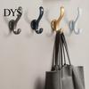 Coat Hook 1 Set Storage Multifunctional Waterproof Smooth Edge with Screws Solid Wall Color Space Saving Handbag Hat Household Supplies Bathroom