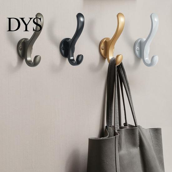 Coat Hook 1 Set Storage Multifunctional Waterproof Smooth Edge with Screws Solid Wall Color Space Saving Handbag Hat Household Supplies Bathroom