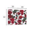 Glass Protective Hob Panel 2x30x52 Roses