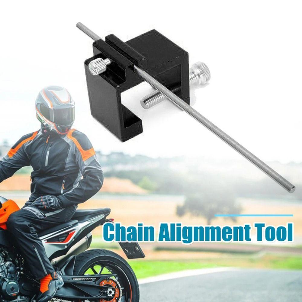 1Pcs Quick Accurate Motorcycle Chain Alignment Tool  For Motocross ATV Bike Sprocket Sport Dirt Bike
