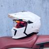 Orz Black Warrior Retro Motorcycle Helmet - Versatile Half/Full Helmet for Men & Women
