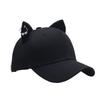 Spring and summer earrings three-dimensional cat ears baseball cap children sweet and cute versatile age-reducing cap show small face
