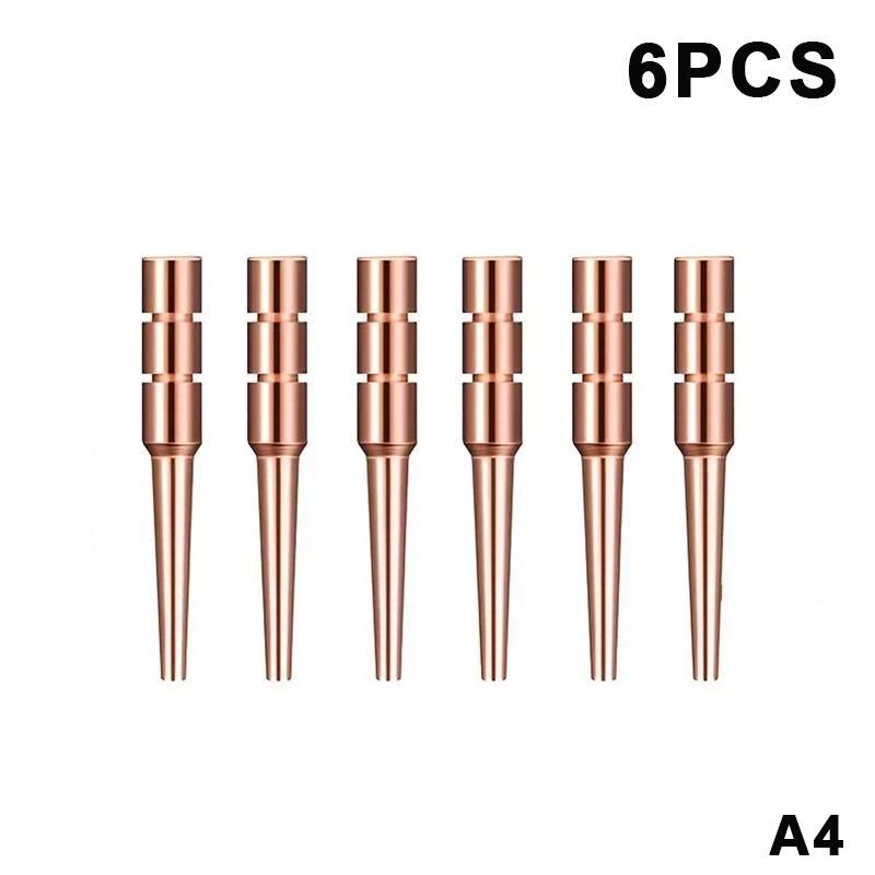

6pcs Metal Cribbage Pegs Fit 1/8 Holes Tapered Game Pins For Cribbage Traditional Board Game Replacement Pegs