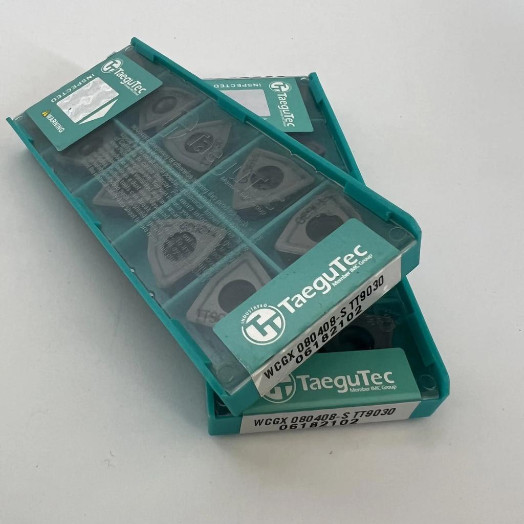 TaeguTec / WCGX 080408-S TT9030 /Original Genuine CNC Alloy Blade 10 PCS