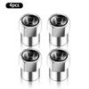 4Pcs Metal Car Wheel Tire Air Valve Caps Stem Covers for Honda Civic Accord Fit City Vezel CRV Odyssey Jazz Prelude Insight ajw256