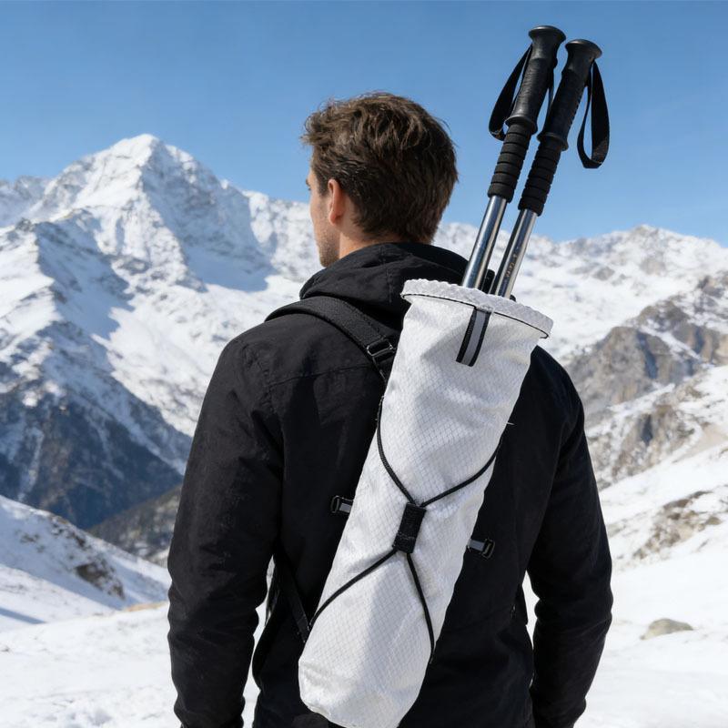 Scratch-resistant Hiking Cane Storage Bag 1PCS Lightweight Trekking Pole Pouch for Outdoor Hiking Off-road Backpack Equipment