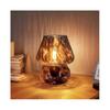 Candeeiro de Cogumelo Candeeiro de Mesa Pequeno - Luz de Cabeceira Totalmente Regulável, Candeeiro de Vidro Translúcido para Quarto Sala Cozinha, Candeeiro Estético Murano Nascimento