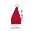Runtowo 1Pc Christmas Hat Red Santa Hat Knitted Christmas Hat Perfect to Use as Christmas Party Decoration Holiday Photo Props