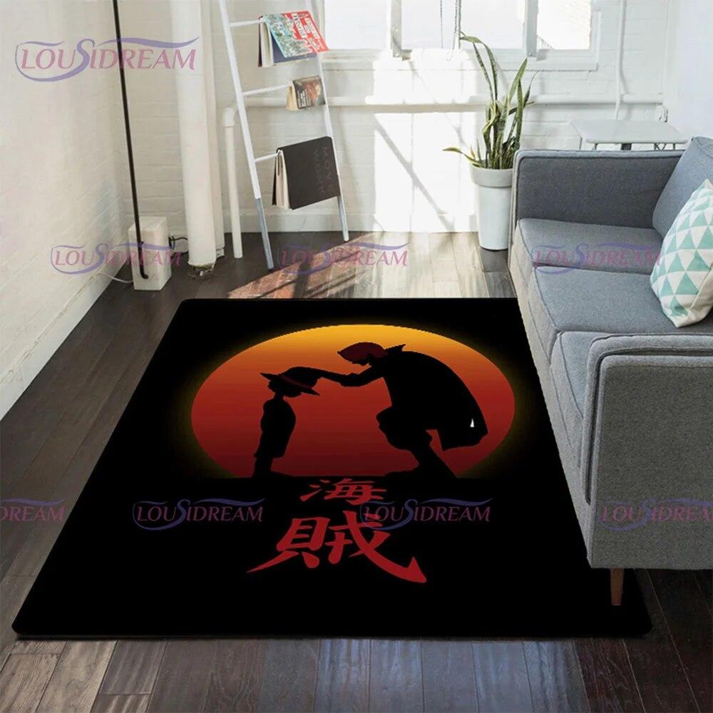 Japanese Pop Anime Carpet for Living Room Rugs Soft Floor Cartoon Rugs Bathroom Rug Home Bedroom Decor Fans Gift