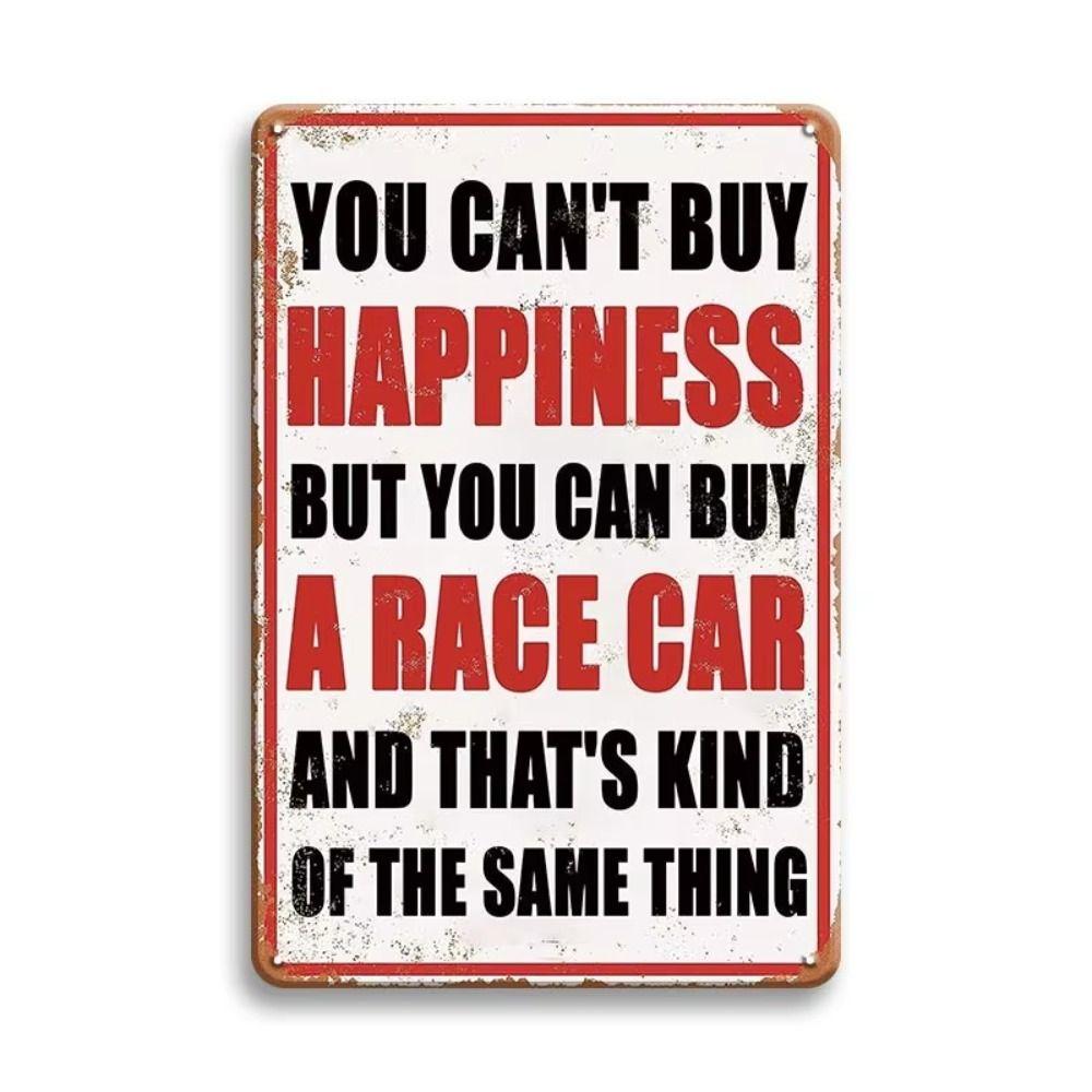 Handmade Metal Tin Plate Wall Art Painting Decor 20x30cm