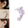 Stylish Simulation Pearl Earring With Sparkling Rhinestones For Fashionable Women