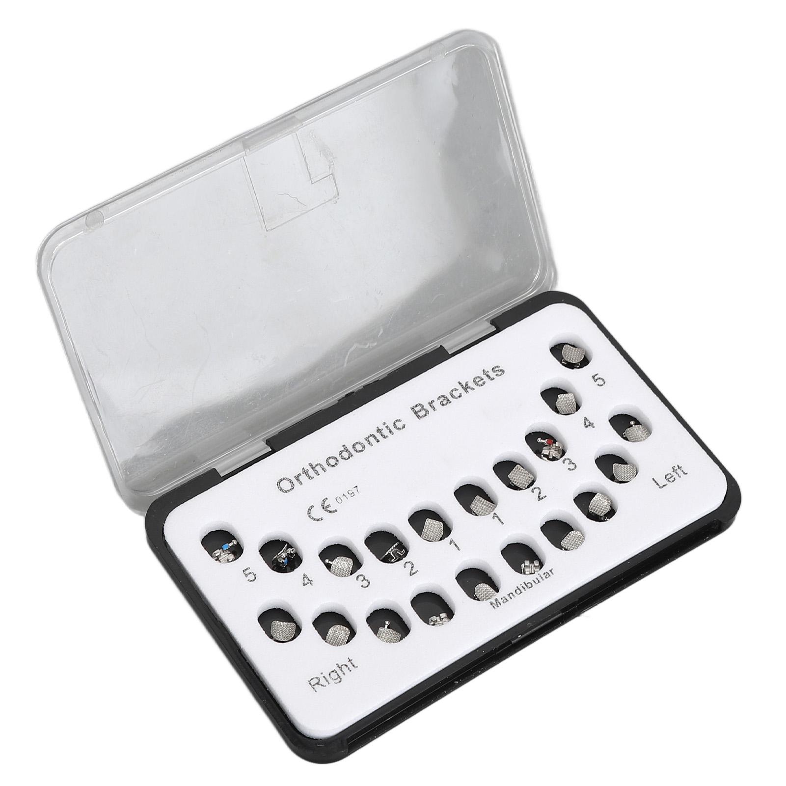 20 шт. Стоматологический брекет Roth 0,022 дюйма Металлический Пыленепроницаемый Ортодонтия Зубной Слот Брекет Roth